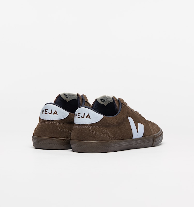 veja sneakers volley 麂皮 褐色 VO0320888 Back view
