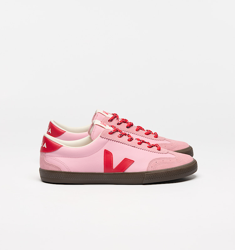 veja volley cuir-biologique rose VO2021182