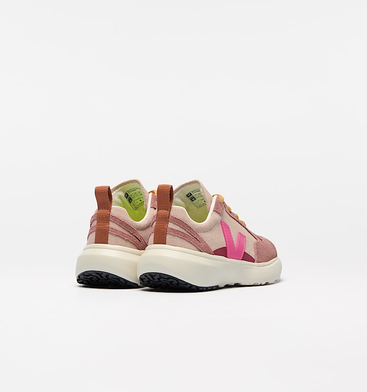veja zapatillas small-canary-light ante rosa YL0321025 Back view