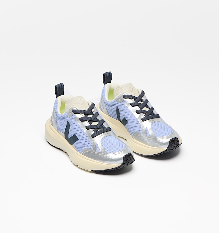 veja zapatillas small-canary-light reciclado azul YL1821021 Top view