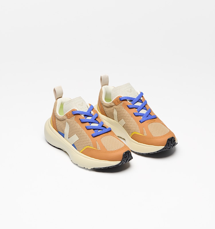 veja zapatillas small-canary-light reciclado naranja YL1821023 Top view
