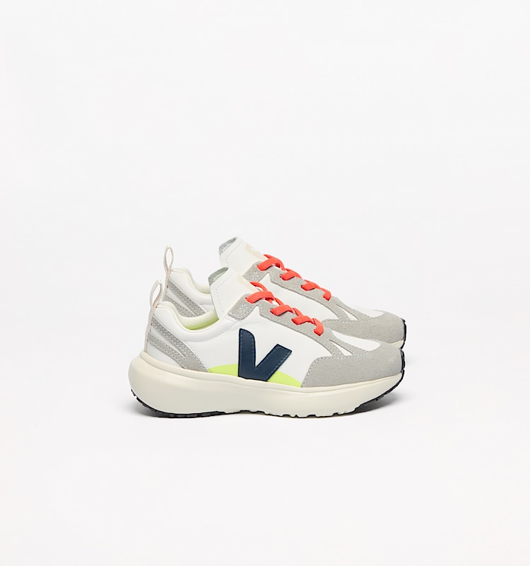 veja zapatillas small-canary-light cuero-orgánico multicolor YL2021026 Lateral view