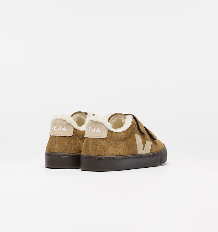 veja sneakers small-esplar-winter suede brown SF0320983 Back view