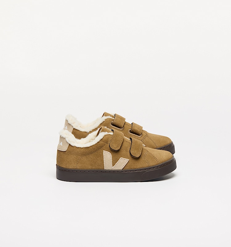 veja sneakers small-esplar-winter suede brown SF0320983 Lateral view