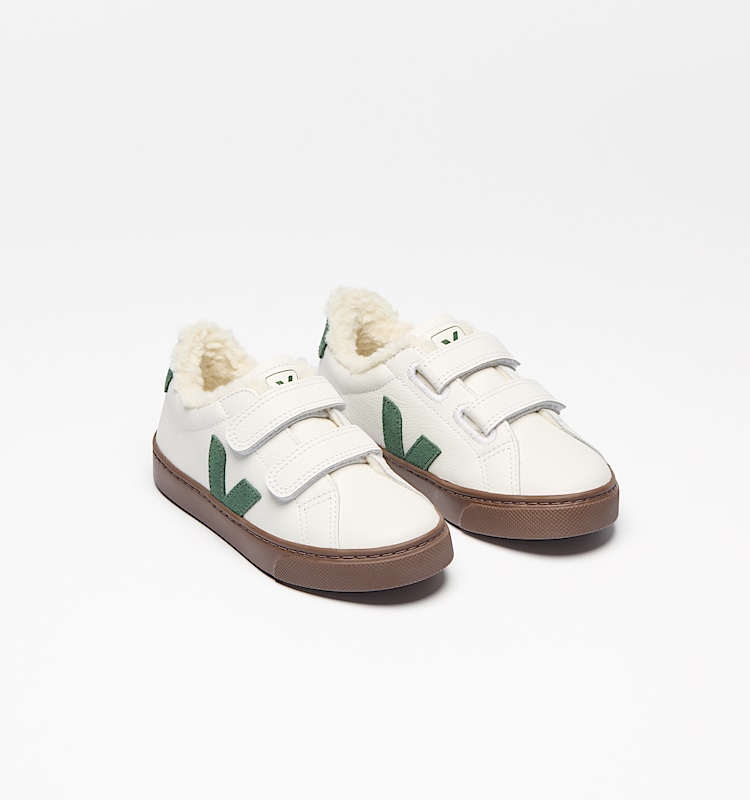 veja sneakers small-esplar-winter fured white SF0520982 Top view