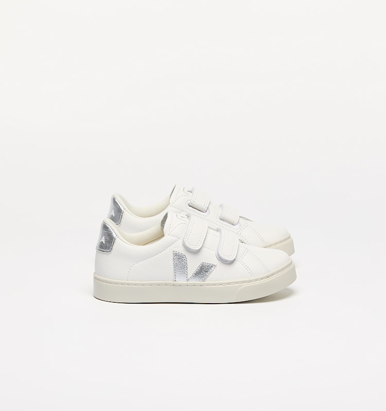 veja zapatillas small-esplar cuero blanco SV0520956 Lateral view