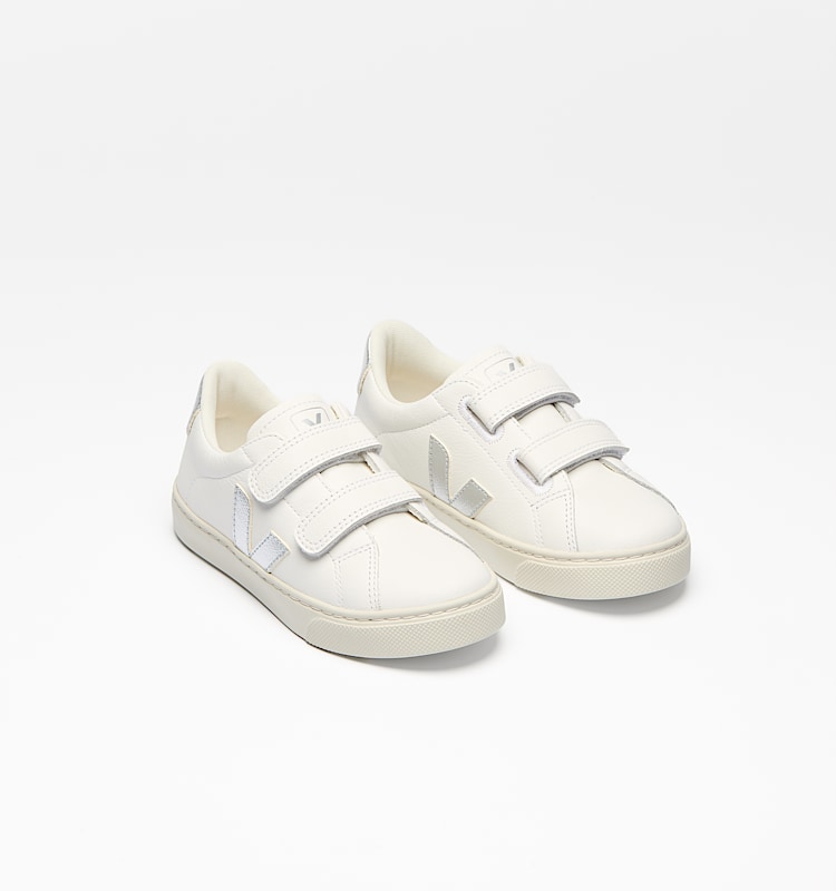 veja zapatillas small-esplar cuero blanco SV0520956 Top view
