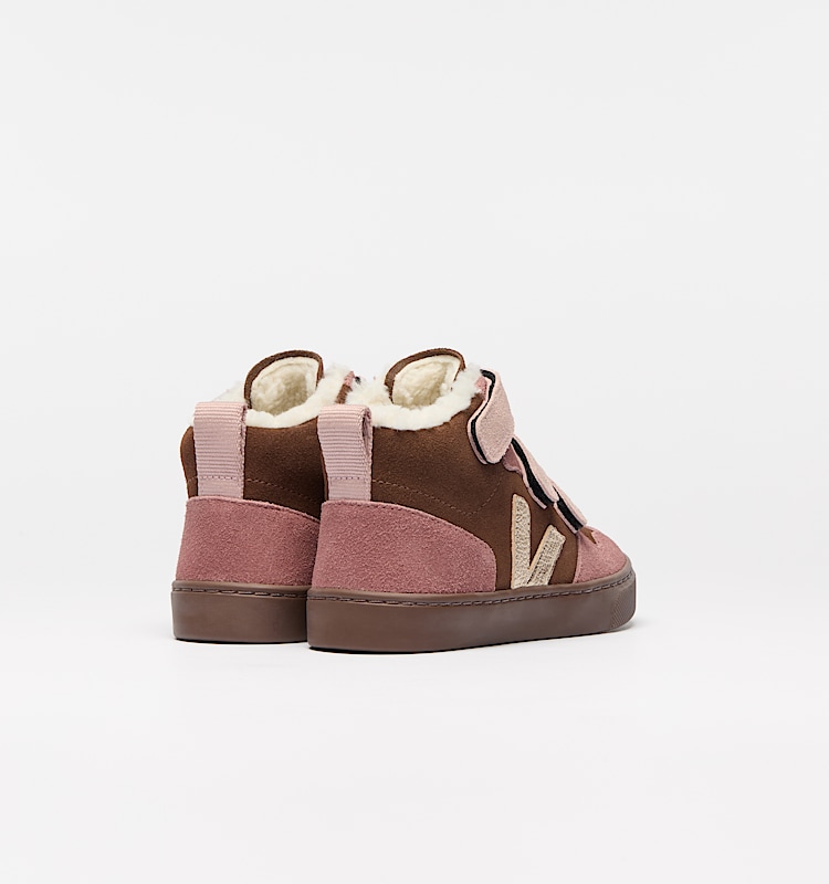 veja zapatillas small-v-10-mid-winter ante multicolor DF0320994 Back view