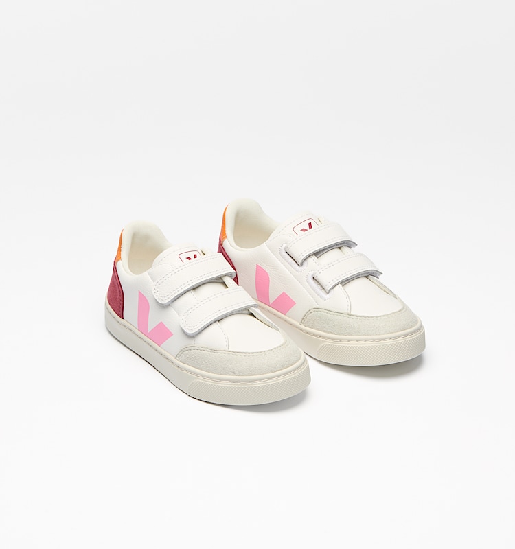 veja sneakers small-v-12 leather multicolor XV0520979 Top view