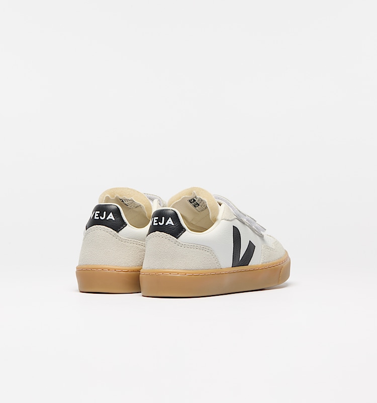 veja sneakers small-v-90 organic-leather white SX2021006 Back view