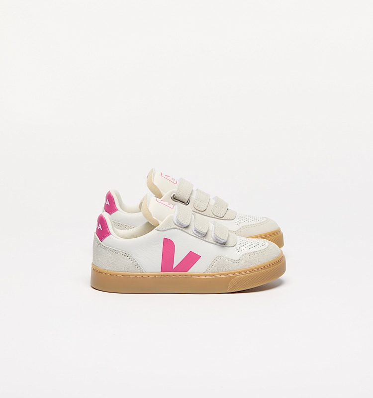 veja sneakers small-v-90 organic-leather white SX2021007 Lateral view