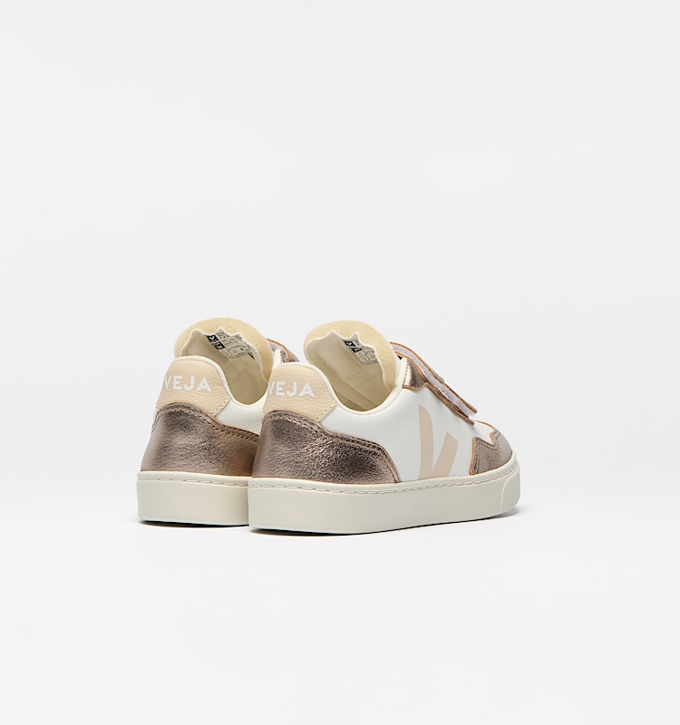 veja sneakers small-v-90 organic-leather bronze SX2021008 Back view