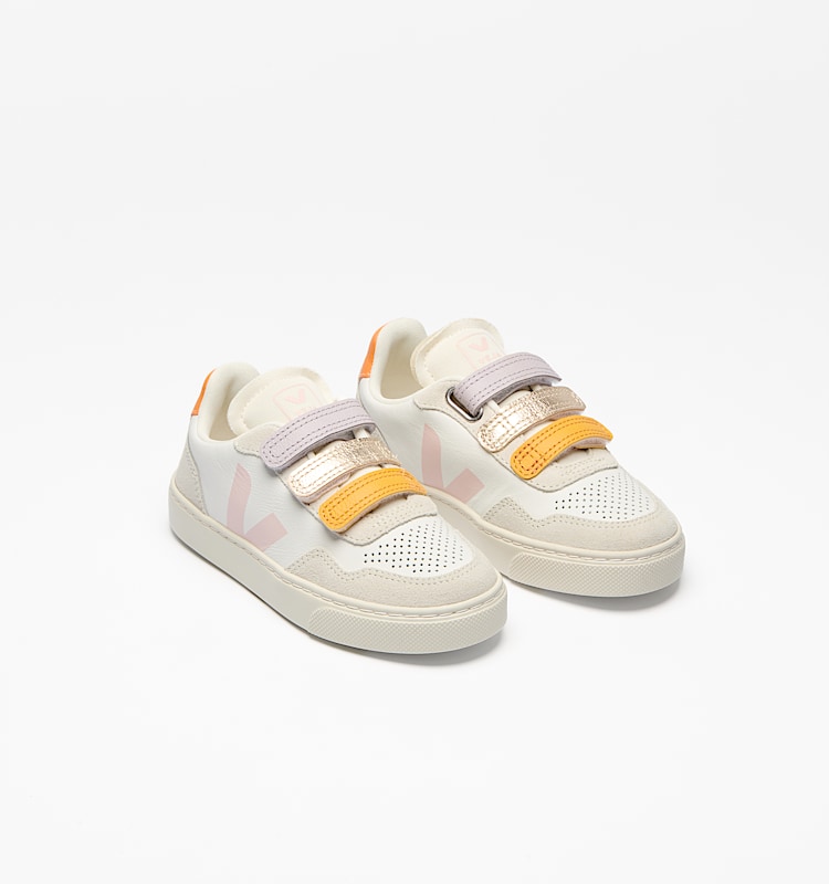 veja zapatillas small-v-90 cuero-orgánico multicolor SX2021009 Top view