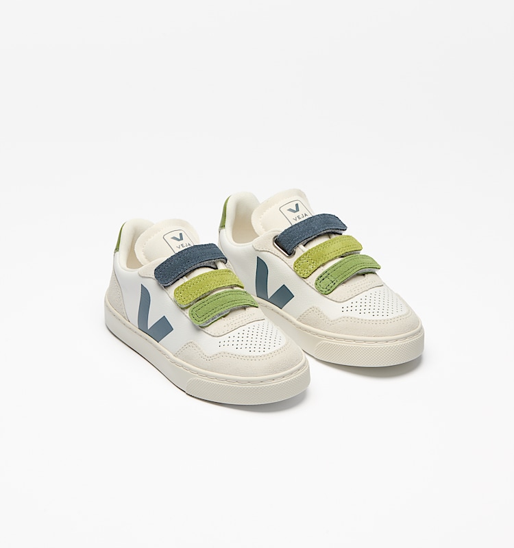 veja zapatillas small-v-90 cuero-orgánico multicolor SX2021010 Top view