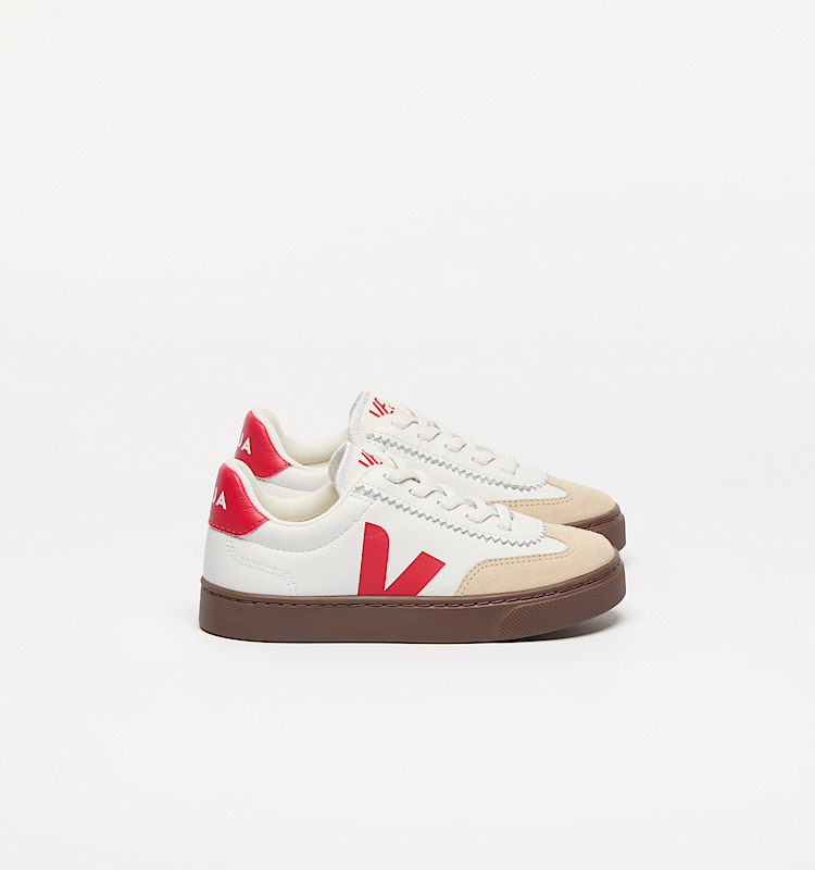 veja sneakers small-volley organic-leather white SY2021012 Lateral view