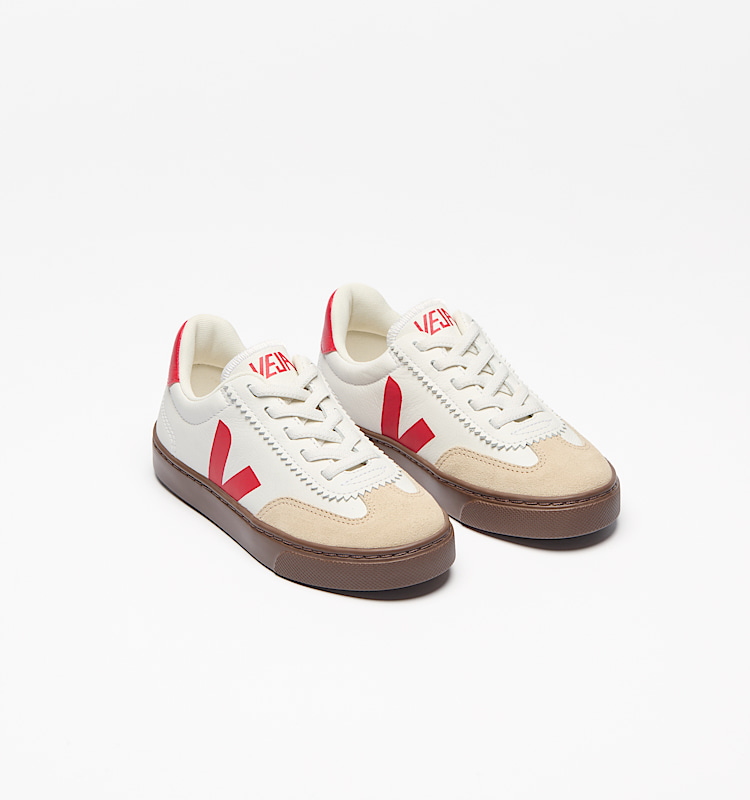 veja sneakers small-volley organic-leather white SY2021012 Top view