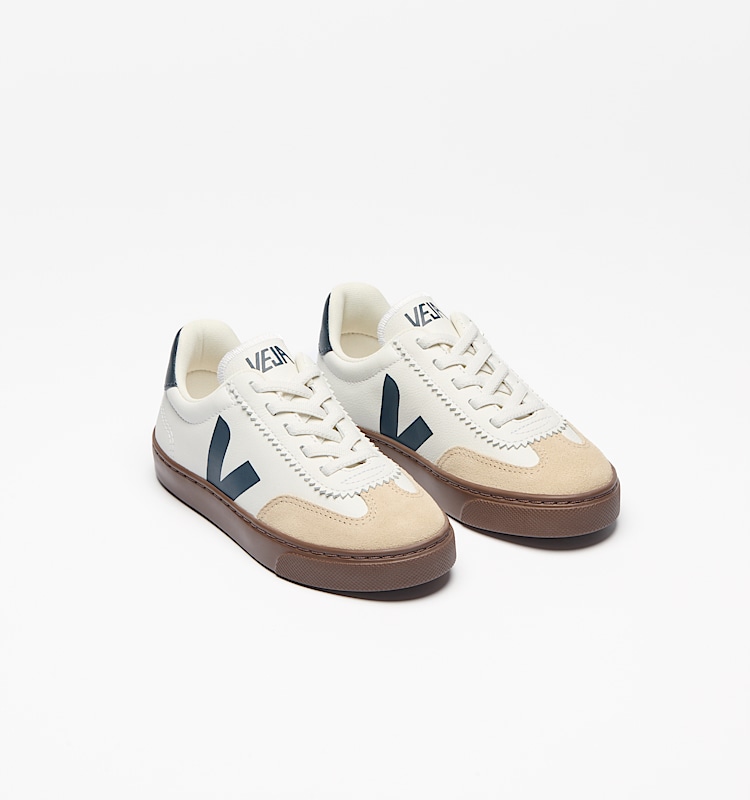veja sneaker small-volley biologischer-baumwolle weiss SY2021013 Top view