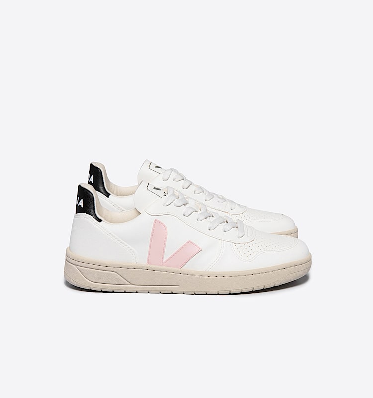 veja sneakers v-10 vegan white VX0702558 Lateral view