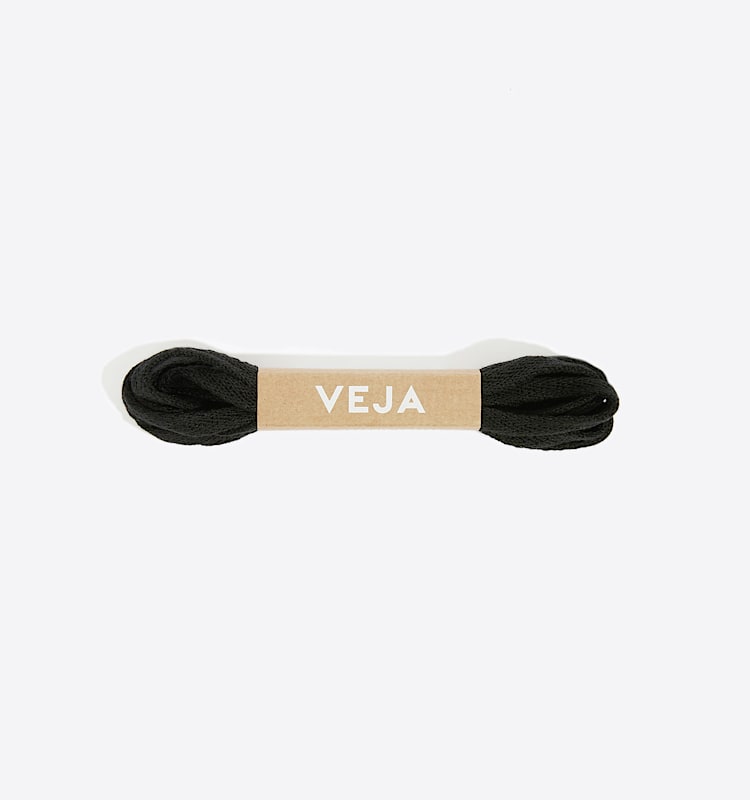 veja laces algodón-orgánico negro LA01BLA01