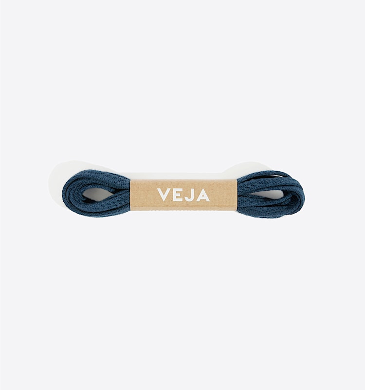 veja laces algodón-orgánico azul LA01NAU01