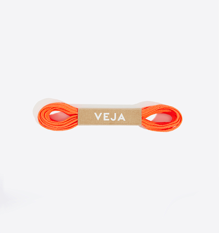 veja laces recycled orange LA29ORAFL