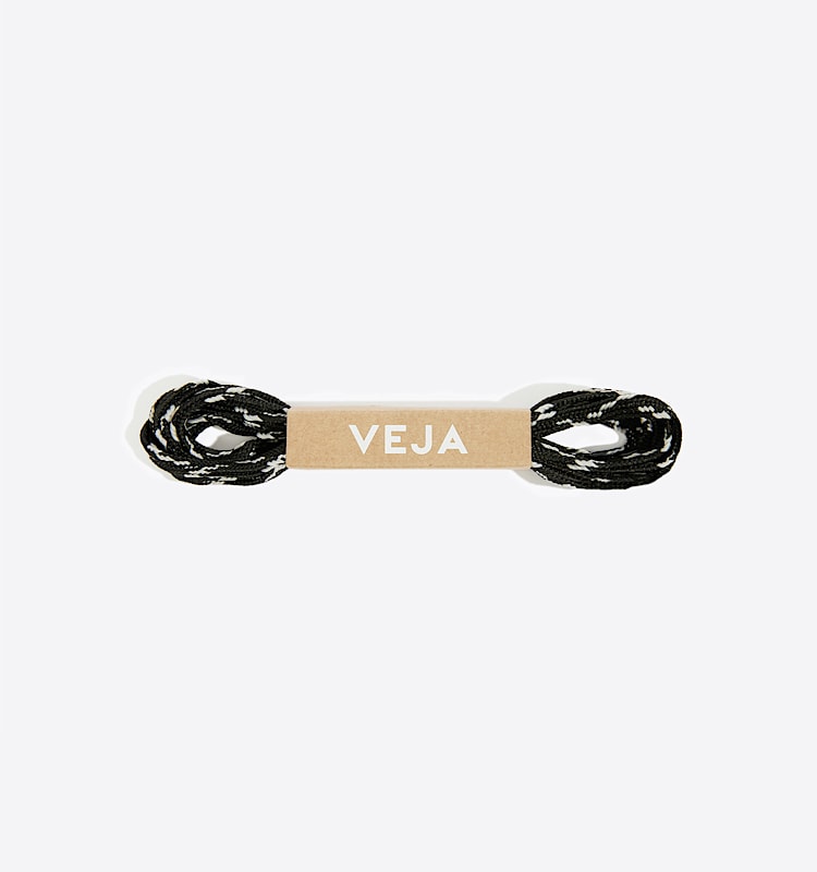 veja laces recycled black LA30TRINE