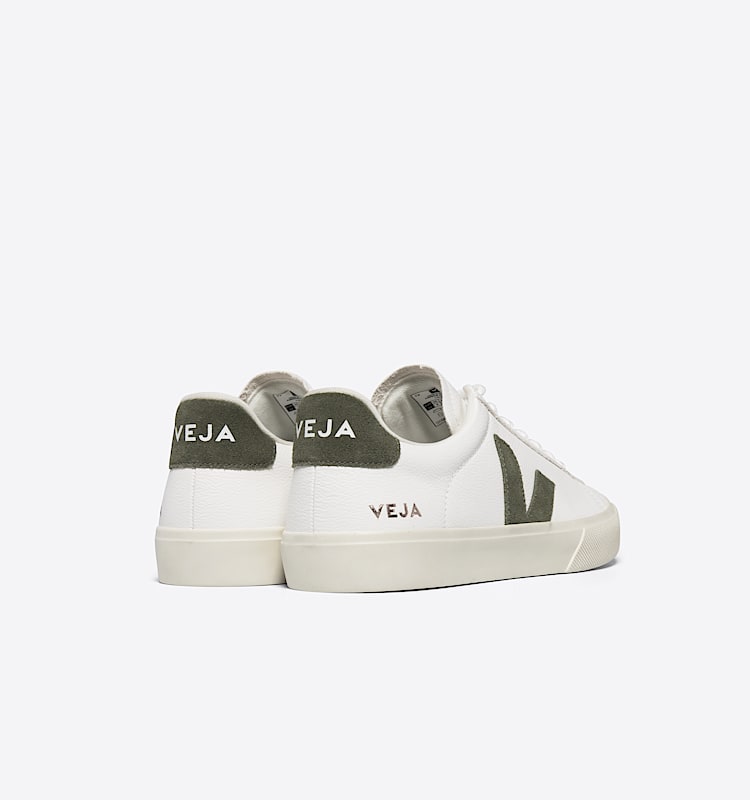veja sneakers campo 皮革 白色 CP0502347 Back view