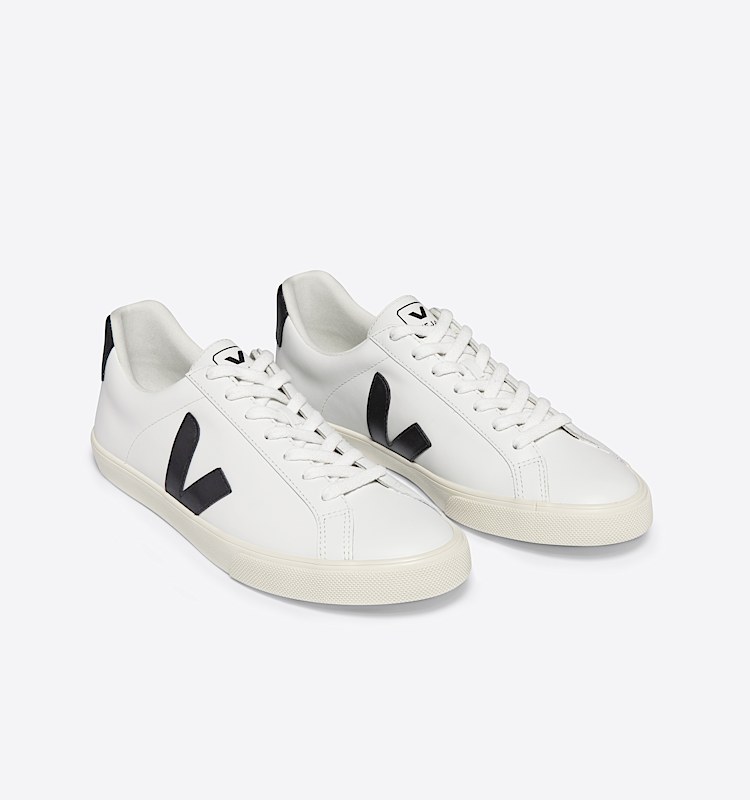 veja sneakers esplar-logo 皮革 白色 EO0200005 Top view