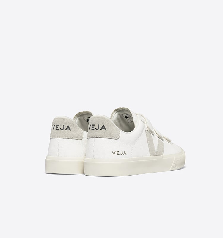 veja sneakers recife-logo 皮革 白色 RC0502919 Back view