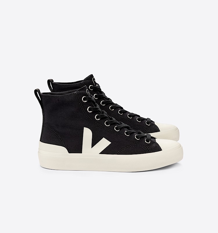 veja sneakers wata-ii 有机棉 黑色 PA0101397 Lateral view