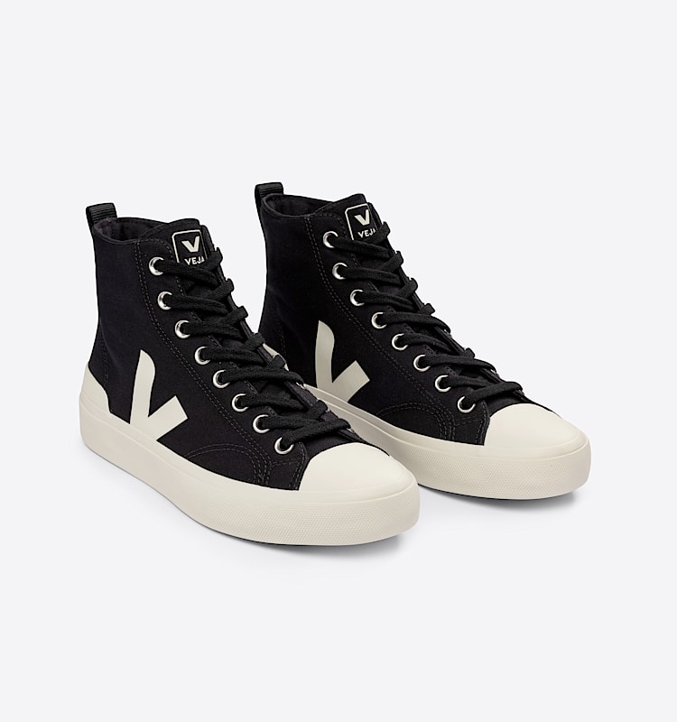 veja sneakers wata-ii 有机棉 黑色 PA0101397 Top view