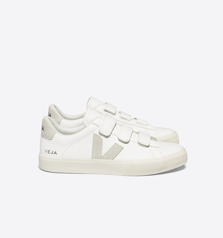 veja sneakers recife-logo 皮革 白色 RC0502919 Lateral view