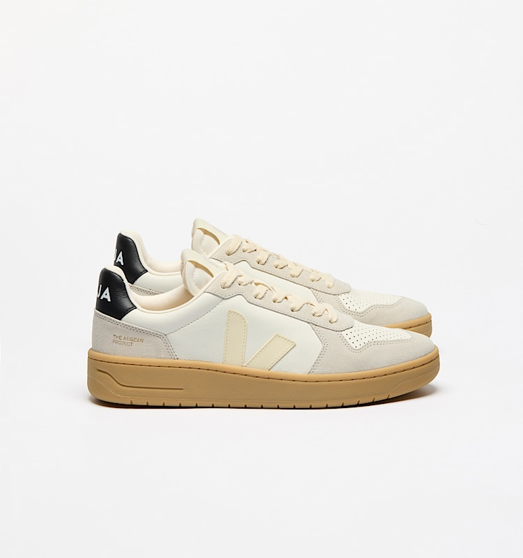 veja sneakers v-82 leather grey VE3320759 Lateral view