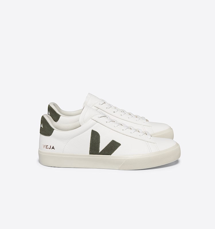 veja sneakers campo 皮革 白色 CP0502347 Lateral view