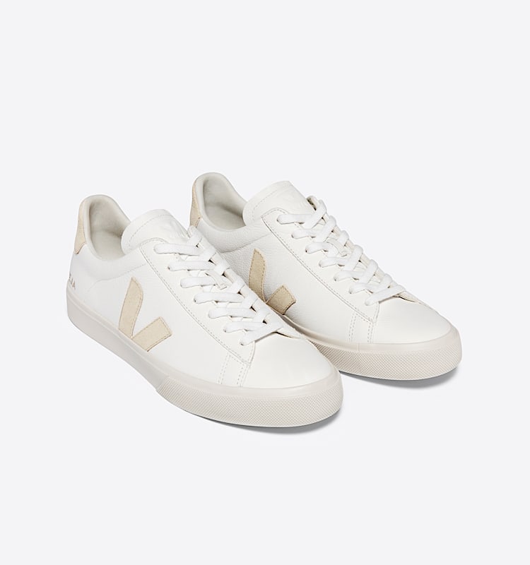 veja zapatillas campo cuero blanco CP0502920 Top view