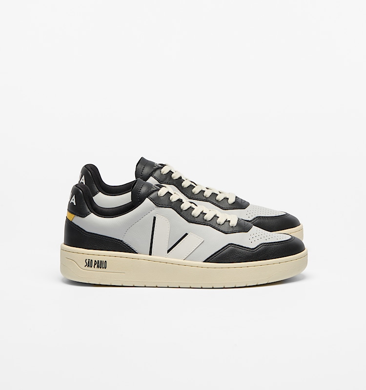 veja zapatillas veja-x-sao-paulo cuero-orgánico gris DW2003844 Lateral view