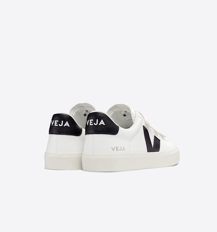 veja sneakers recife-logo 皮革 白色 RC0502790 Back view