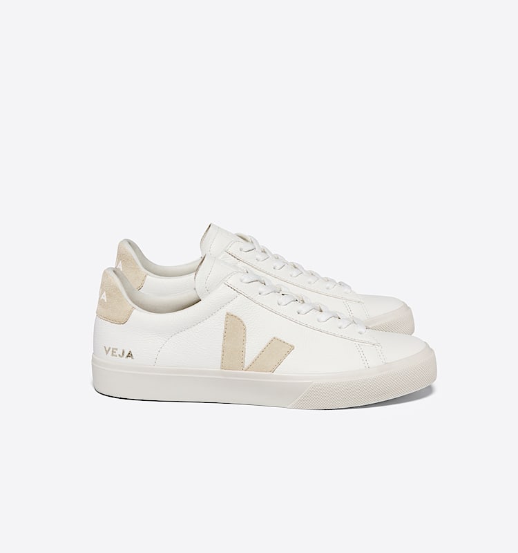 veja zapatillas campo cuero blanco CP0502920 Lateral view
