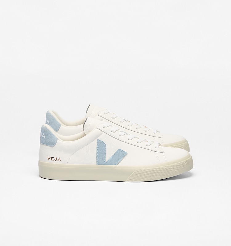veja sneakers campo 皮革 白色 CP0520784 Lateral view