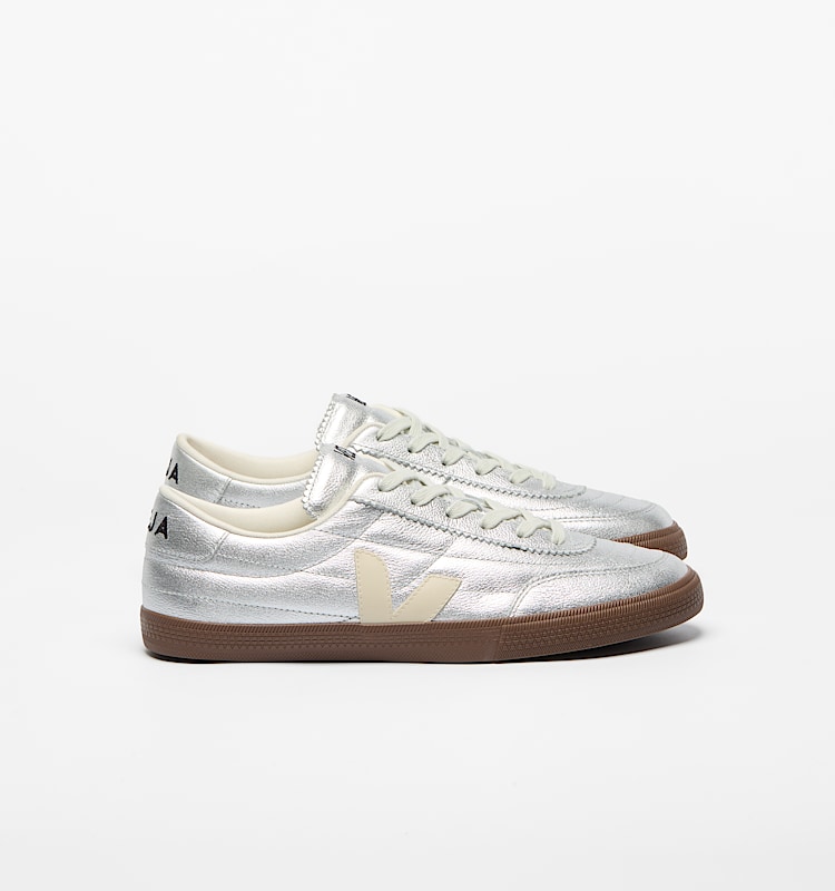 veja sneakers panenka organic-leather silver FU2020893 Lateral view