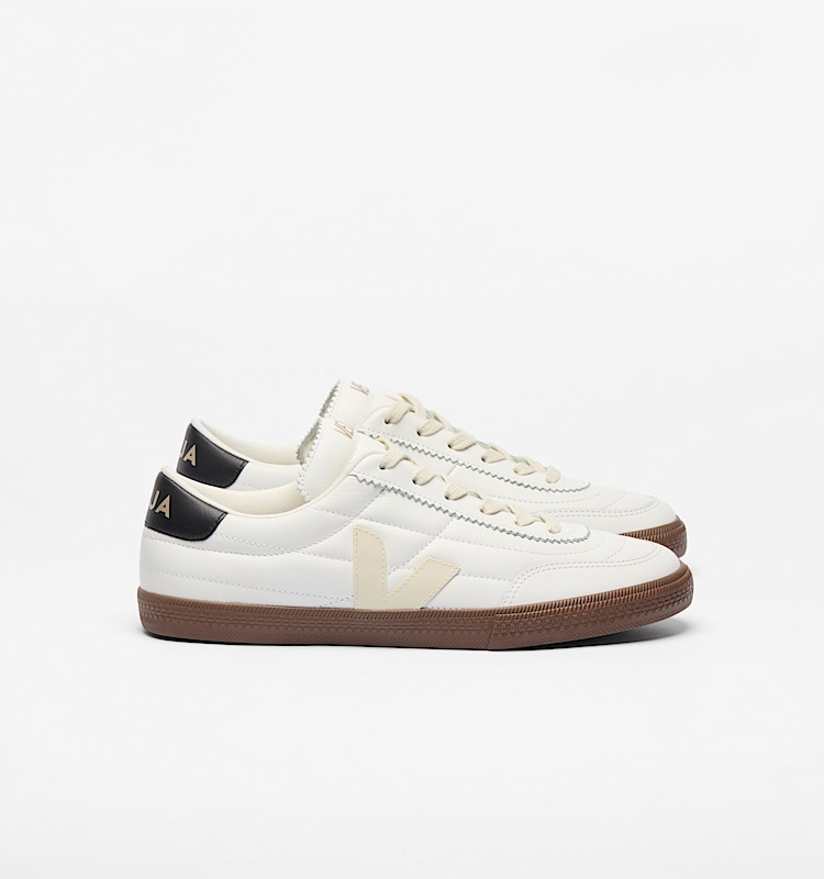 veja zapatillas panenka cuero-orgánico blanco FU2020896 Lateral view