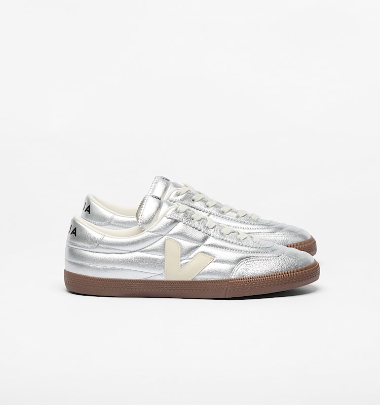 veja sneakers panenka pelle-biologica argento FU2020893 Lateral view