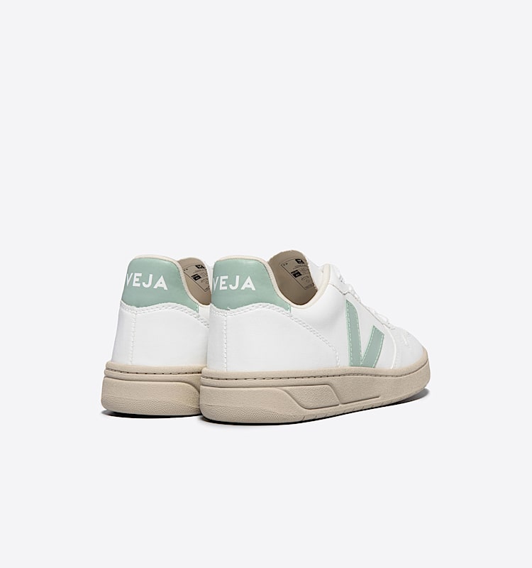veja sneakers v-10 vegan white VX0702806 Back view