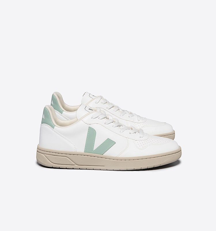 veja sneakers v-10 vegana bianco VX0702806 Lateral view