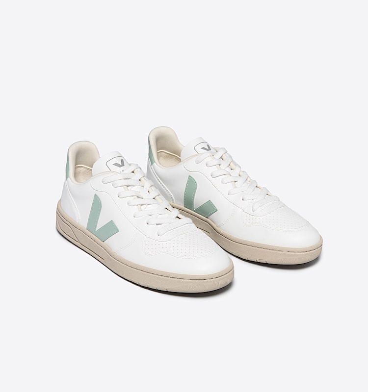 veja sneakers v-10 vegan white VX0702806 Top view
