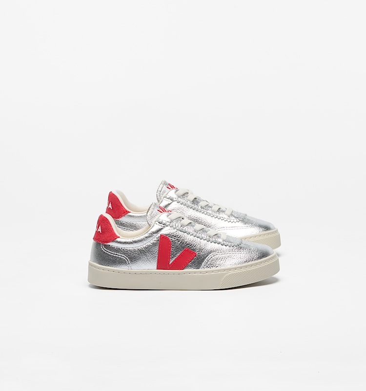 veja sneaker small-volley biologischer-baumwolle silber SY2021183 Lateral view