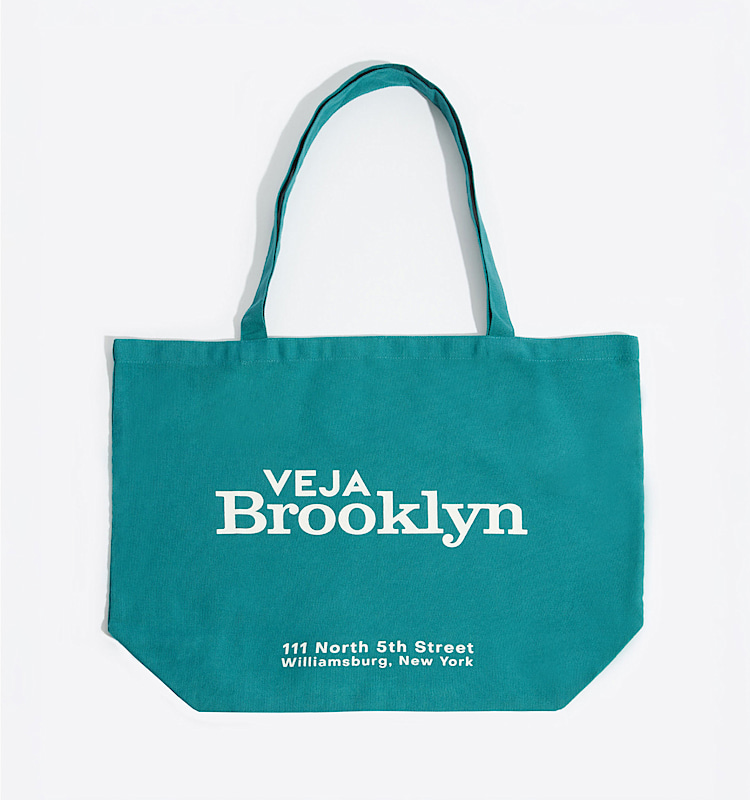 veja zapatillas tote-bag algodón-orgánico verde AA0121153 Lateral view