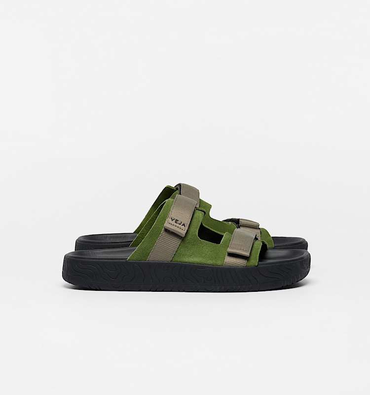 veja sneakers arpoador 麂皮 绿色 AP3221037 Lateral view