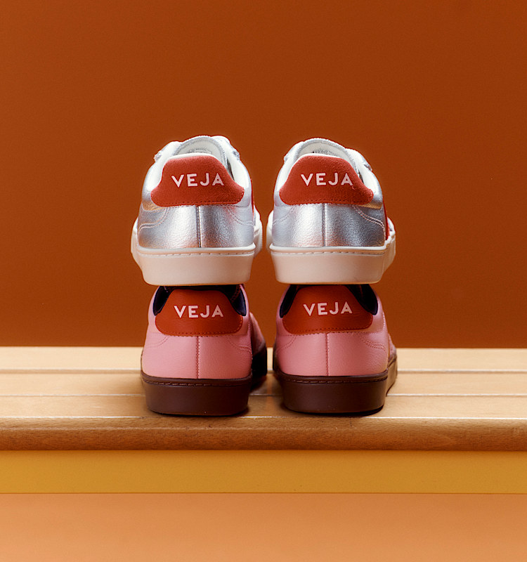 veja sneakers small-volley organic-leather pink SY2021016