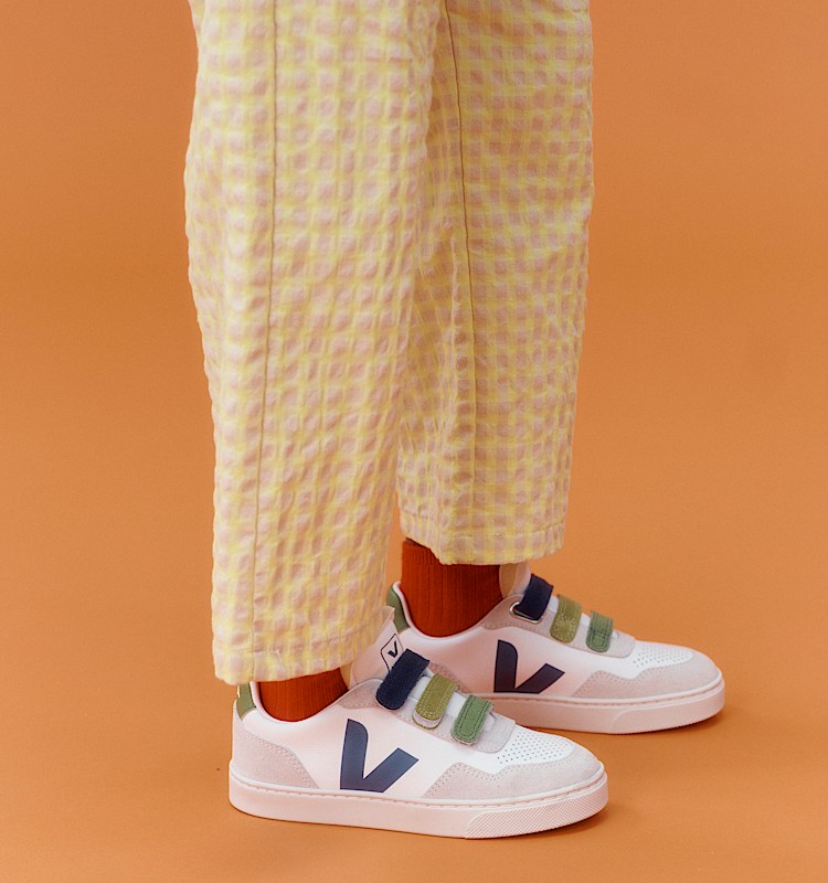 veja sneakers small-v-90 organic-leather multicolor SX2021010
